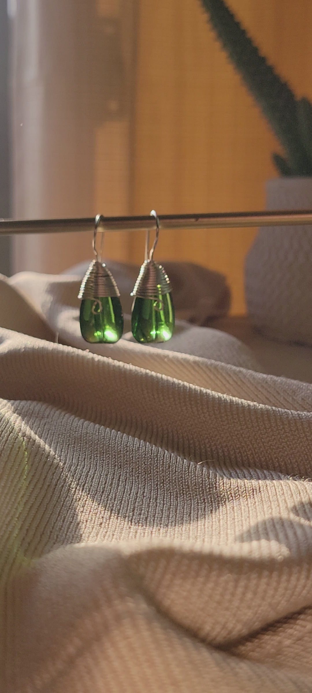Elegant Teardrop Drop Earrings - Gold or Silver Dangle Earrings
