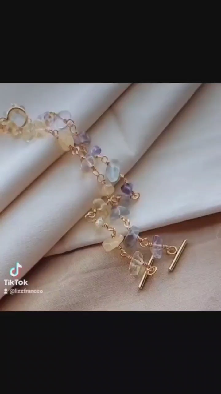 Aventurine Bracelet Minimalist - Gemstone Crystal Bracelet