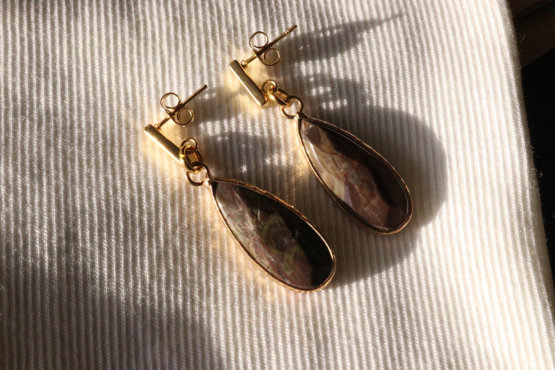 Drop Clear Quartz Earrings - Gemstone Drop Earrings | Elegant Jewelry