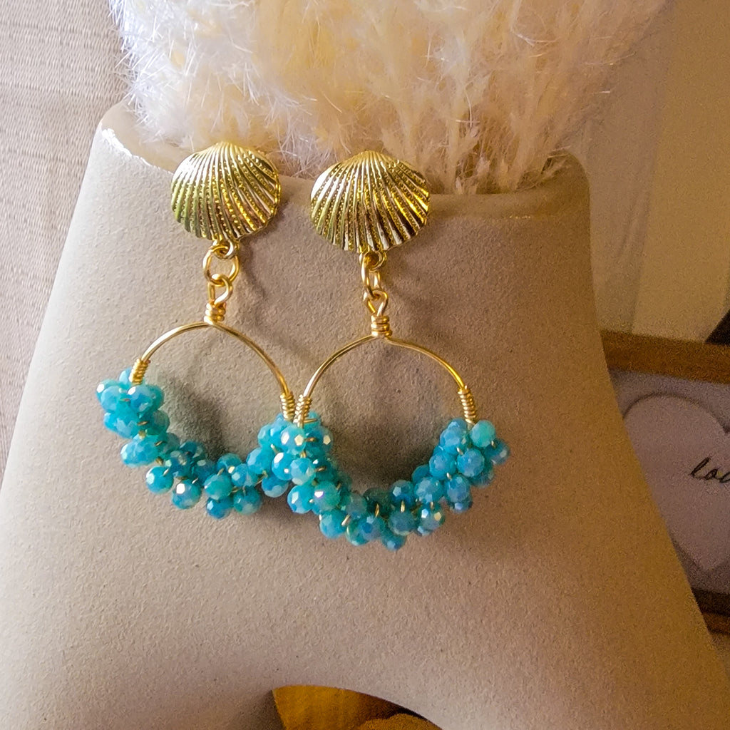 Dainty Hoops Earrings, Crystal Hoop Earrings, Gold hoop earrings, Thin Hoop Earrings, Boho hoop earrings, thick hoop earrings