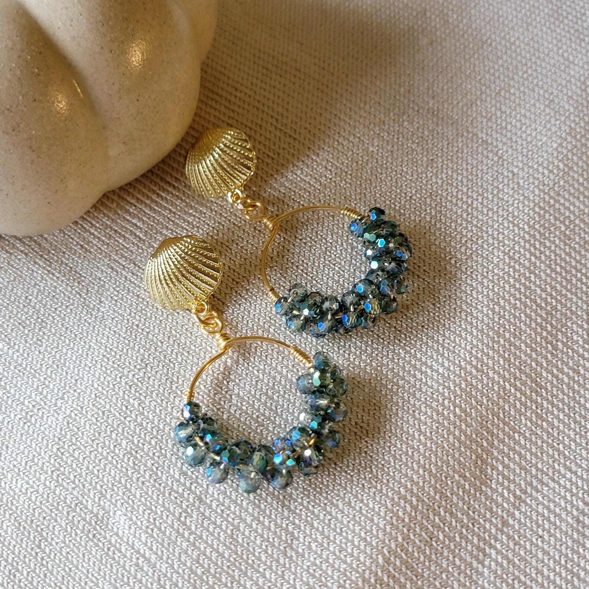Dainty Hoops Earrings, Crystal Hoop Earrings, Gold hoop earrings, Thin Hoop Earrings, Boho hoop earrings, thick hoop earrings