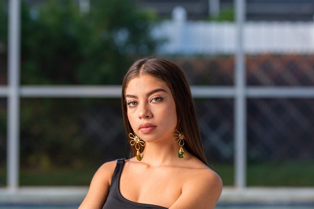 Daisy Earrings - Flower Drop Earrings for Women and Girls | Dangle Earrings